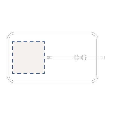 Digital Transfer (Opposite End to Strap) Decoration Area